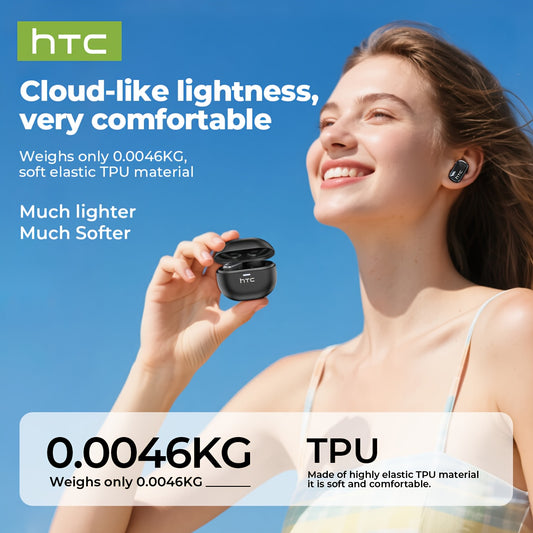 Écouteurs HTC NE16 BT V6.0 TWS Écouteurs intra-auriculaires sans fil