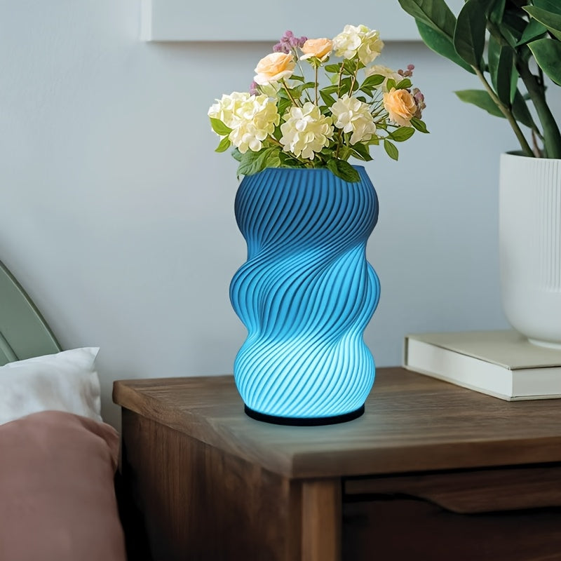 Lampe vase minimaliste moderne RVB, télécommandée, 16 couleurs