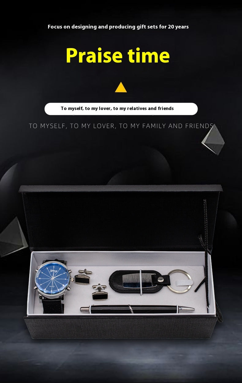 Coffret cadeau quatre pièces pour homme - Topdecheztop.fr