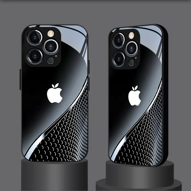 Motif gros plan du logo Apple, adapté à l'iPhone, Housses pour téléphones mobiles