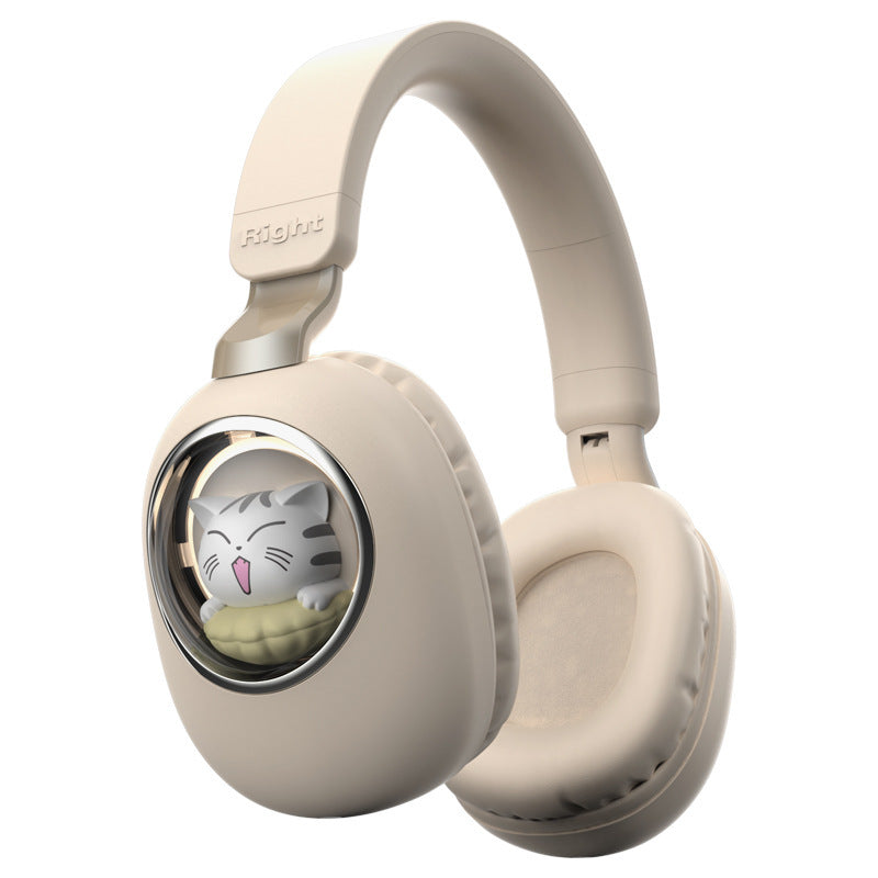 Casque sans fil brillant et mignon