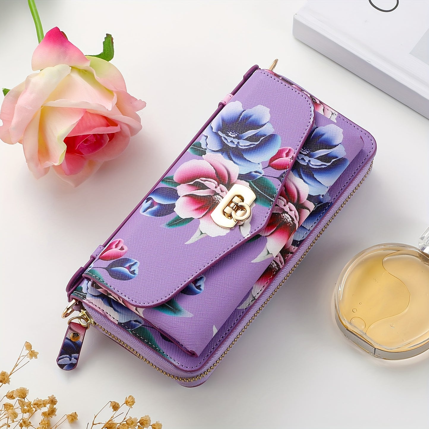 Étui pour téléphone portable à motif floral, UNIVERSELLE - Topdecheztop.fr