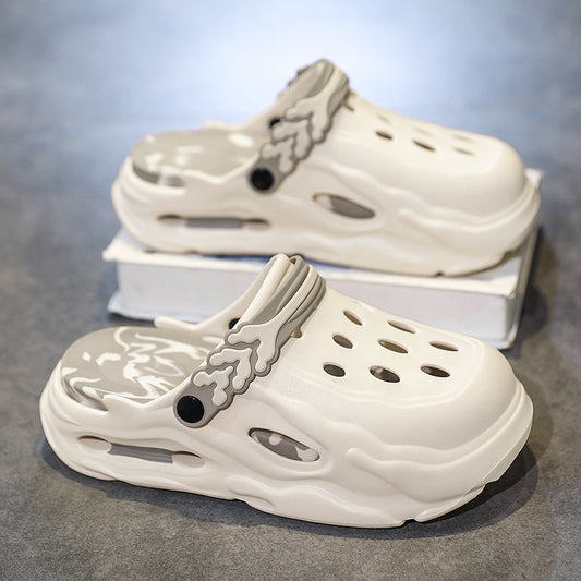 Chaussons en EVA perforés pour femmes et hommes , antidérapants, résistants à l'usure et respirants, rehaussants