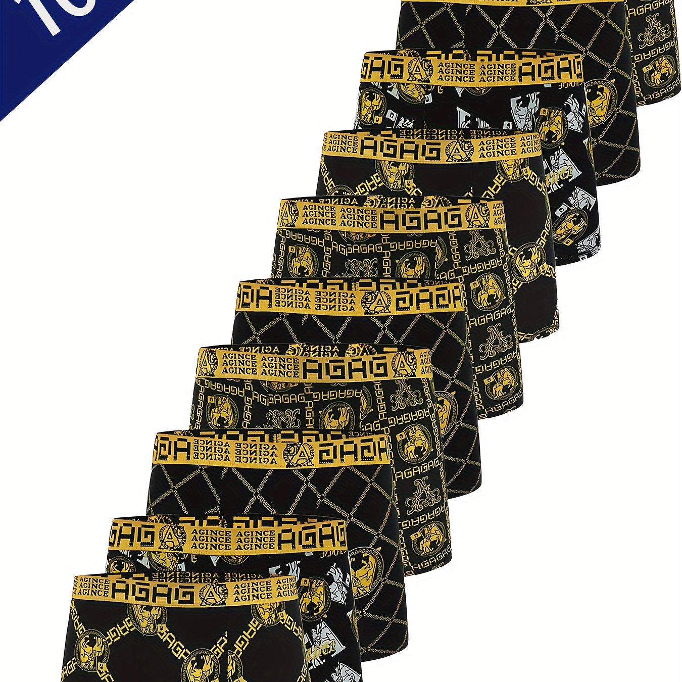 Lot de 10 boxers décontractés pour homme - Topdecheztop.fr