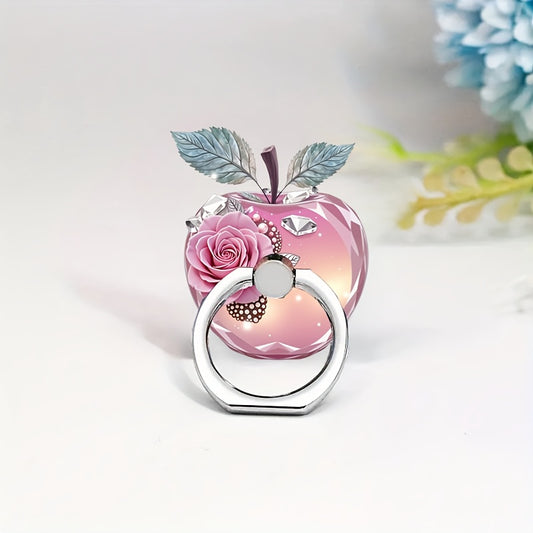 1 anneau de support en acrylique 2D, rotation libre à 360°, joli support - Topdecheztop.fr