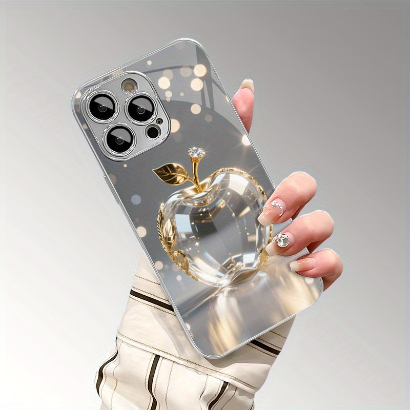 Coque de téléphone en TPU électroplaqué, luxueuse et transparente, IPHONE - Topdecheztop.fr
