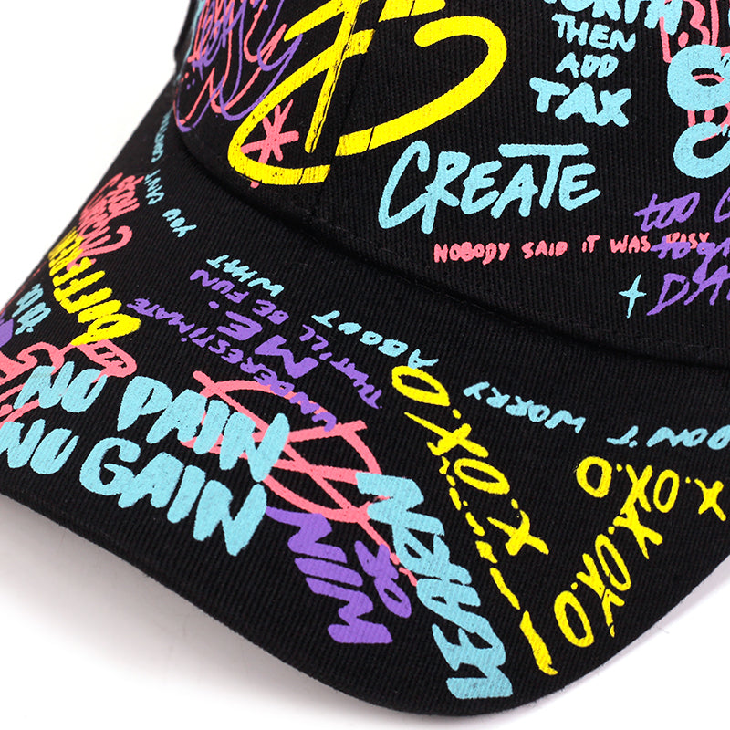 Casquette de baseball graffiti ajustable - Topdecheztop.fr