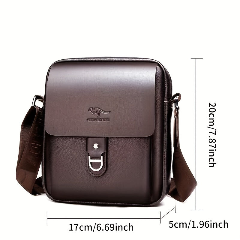 Sac à bandoulière décontracté en cuir PU pour homme, 1 pièce - Topdecheztop.fr