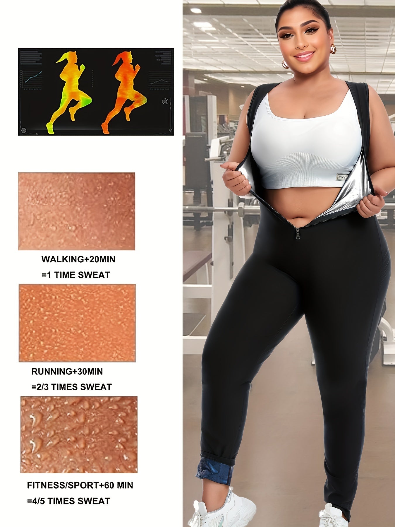 Combinaison d'entraînement convertible 2 en 1 pour femme - Topdecheztop.fr