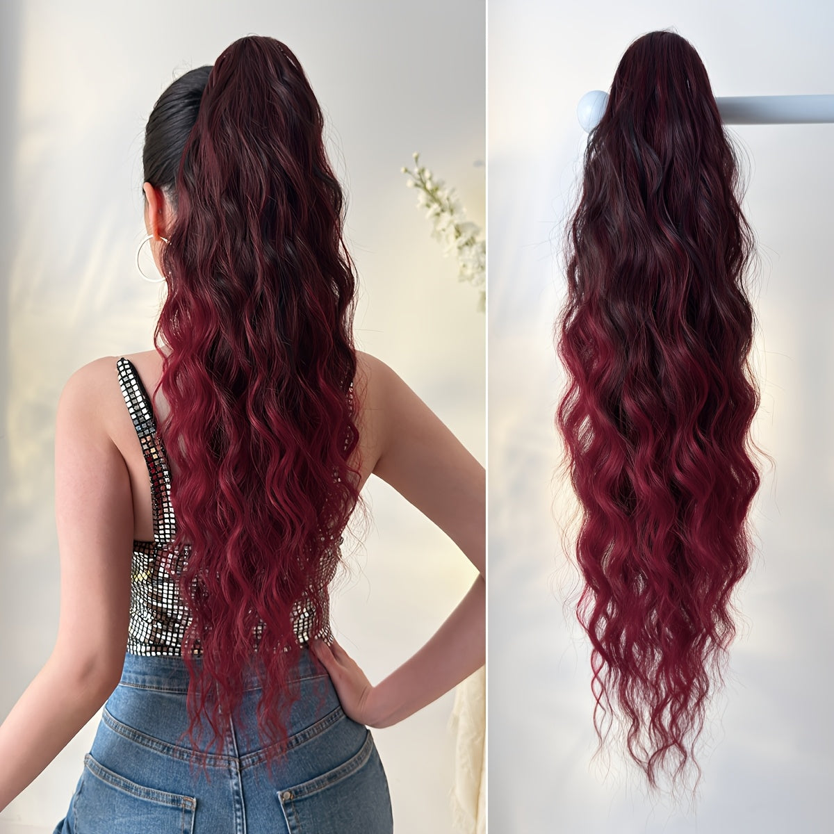 Extension de queue de cheval synthétique pour femme, 1 pièce - Topdecheztop.fr