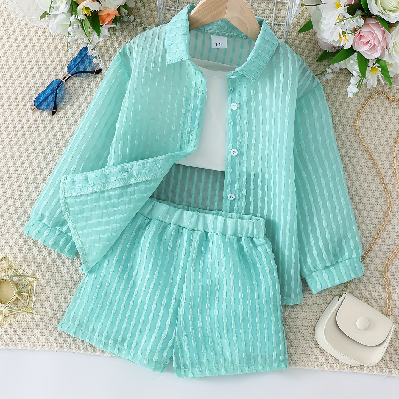 Ensemble trois pièces pour fille - Topdecheztop.fr