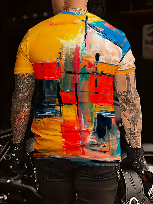 T-shirt imprimé décontracté pour homme