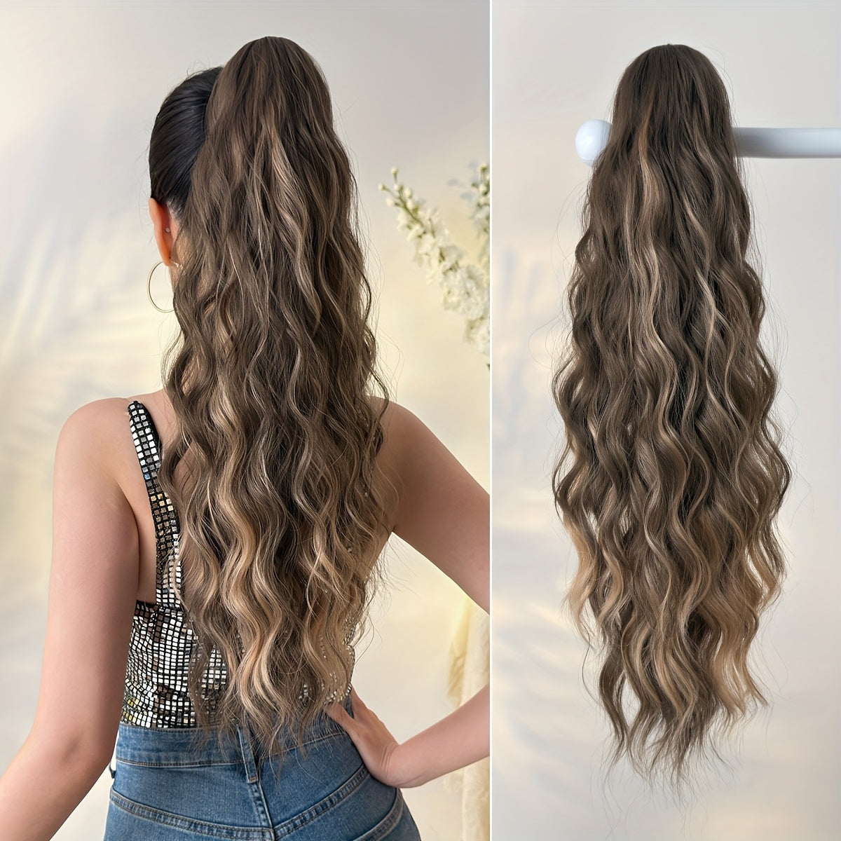 Extension de queue de cheval synthétique pour femme, 1 pièce - Topdecheztop.fr