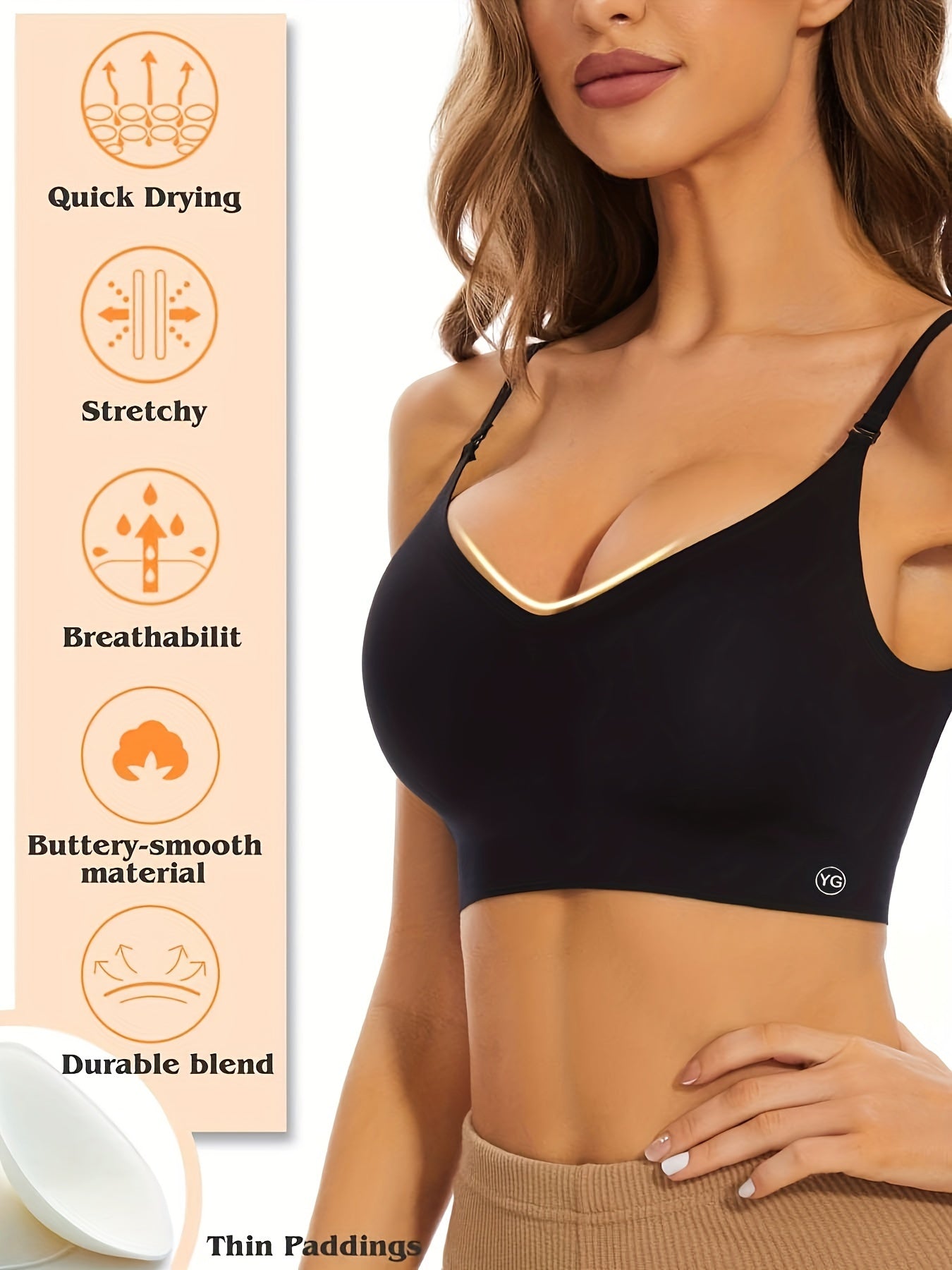 Soutien-gorge sans armatures pour femme - Topdecheztop.fr