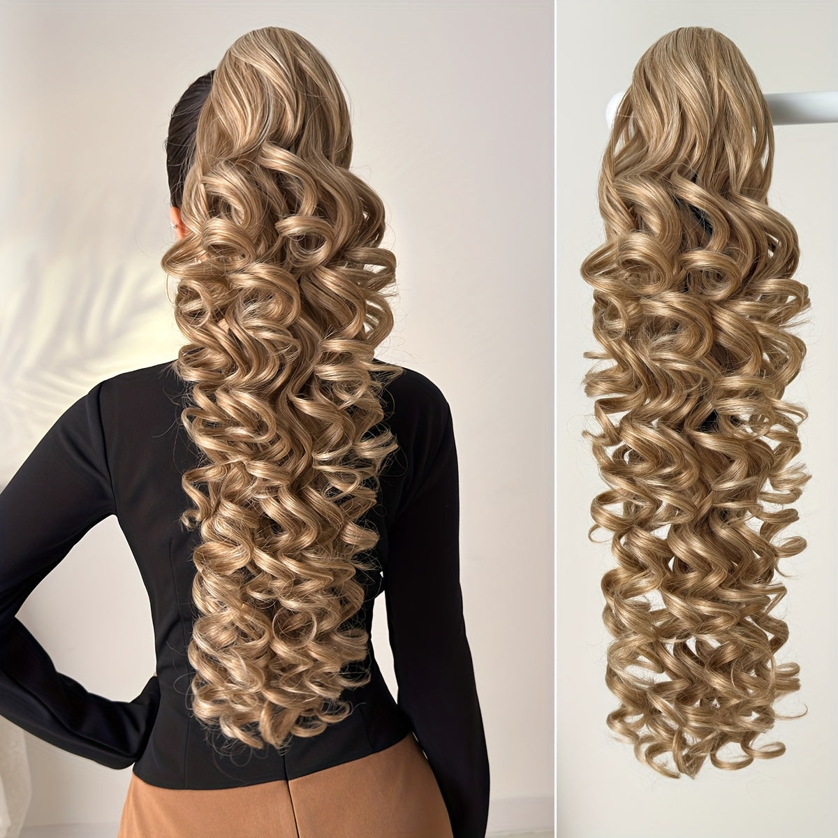 Extension queue de cheval bouclée pour femme - Topdecheztop.fr
