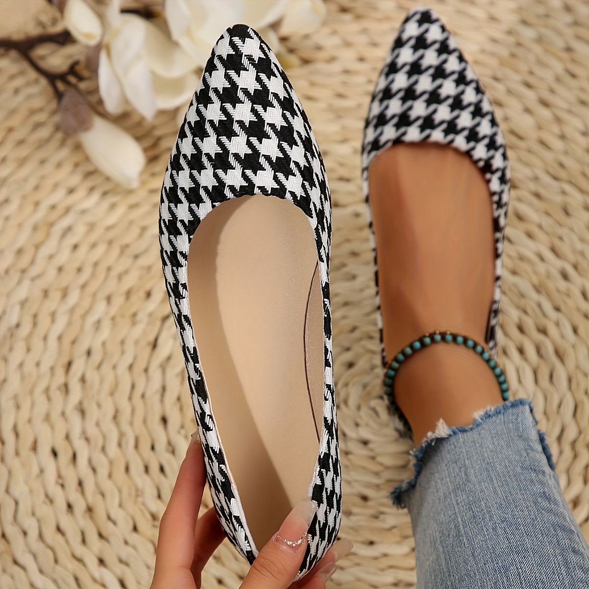 Chaussures plates , imprimé pour femme - Topdecheztop.fr