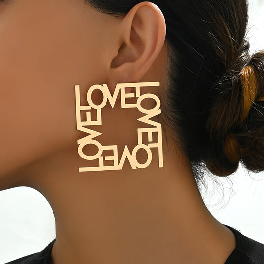 Boucles d'oreilles alphabet grandes créatives pour l'automne et l'hiver - Topdecheztop.fr