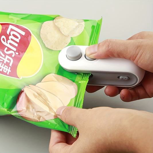 Ensemble de scelleuses pour sachets de snacks | 1 scelleuse + 1 câble de chargement USB