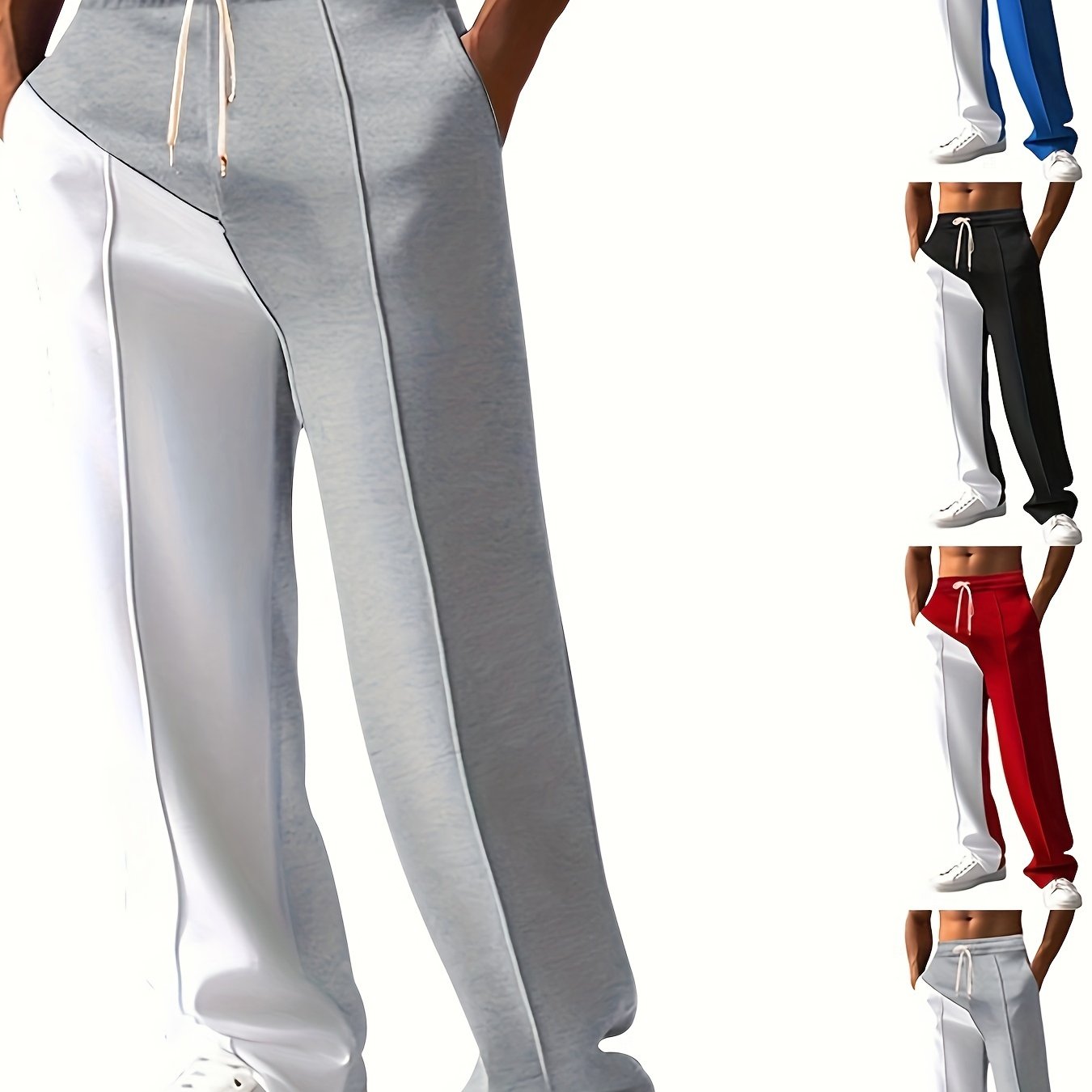 Pantalon polyvalent respirant à cordon de serrage pour homme