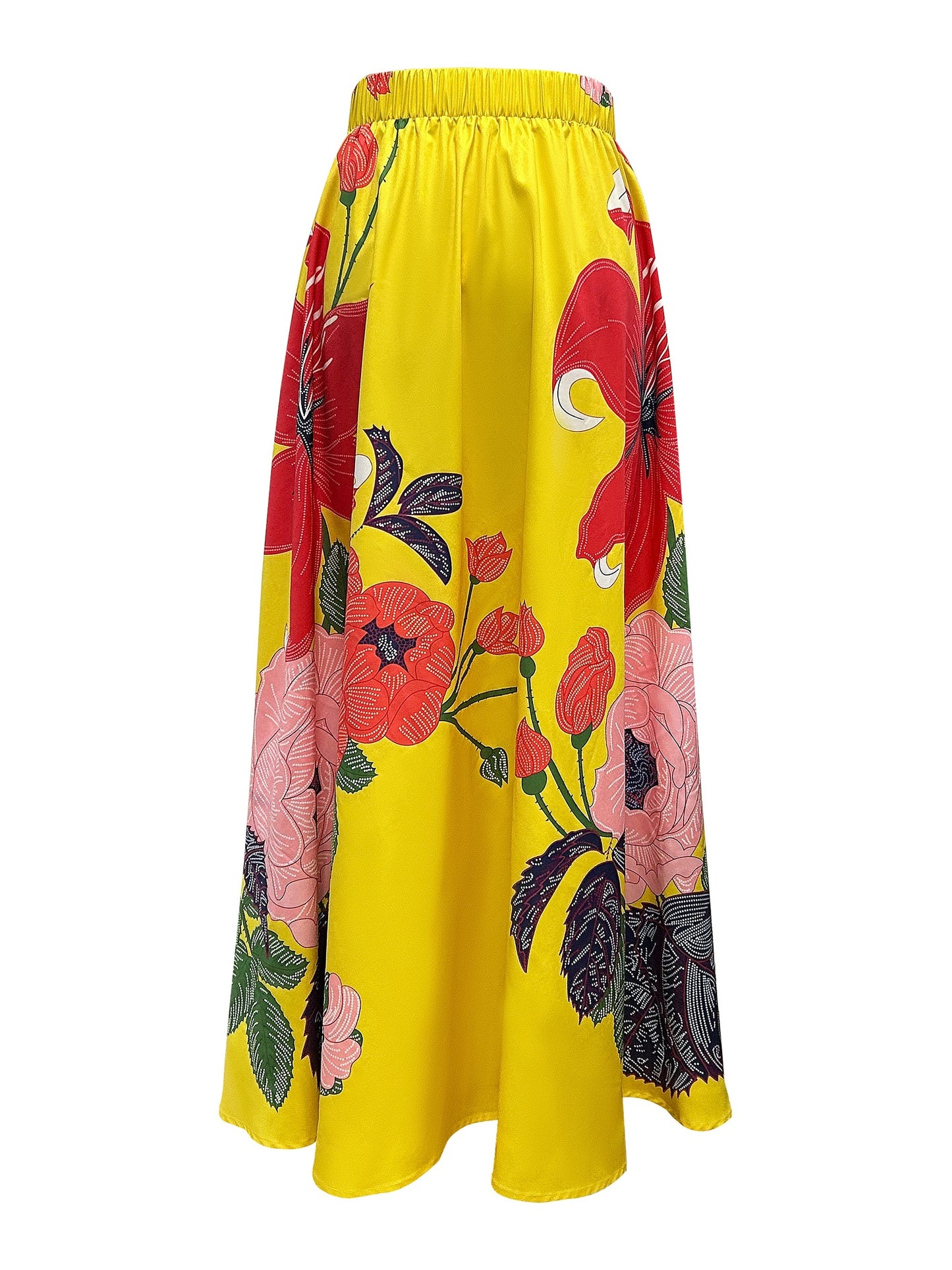 Jupe longue , imprimé, floral - Topdecheztop.fr