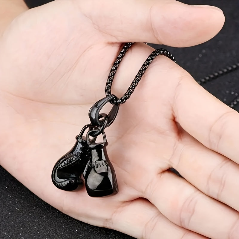 Collier avec pendentif en forme de gants de boxe - Topdecheztop.fr