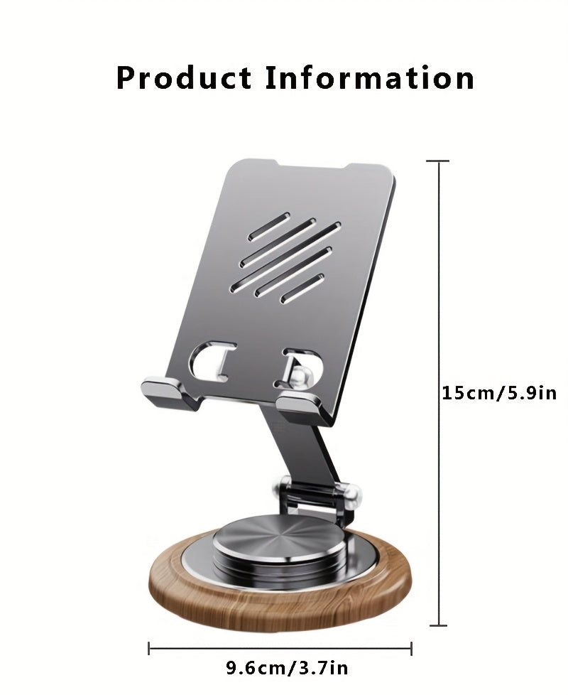 Support de téléphone portable pliable en bois