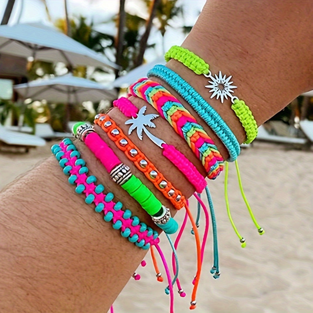 Ensemble de 7 bracelets bohème chic pour femme - Topdecheztop.fr