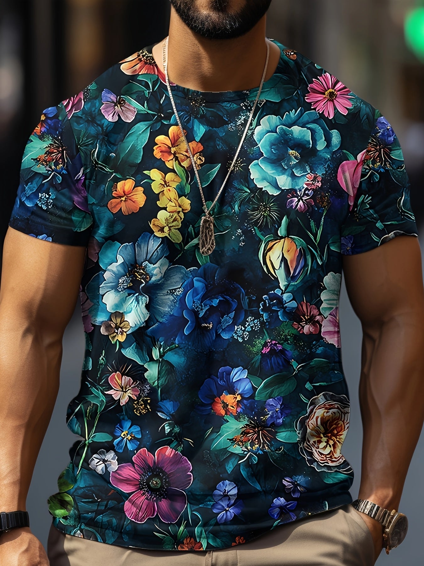 T-shirt d'été à manches courtes pour homme