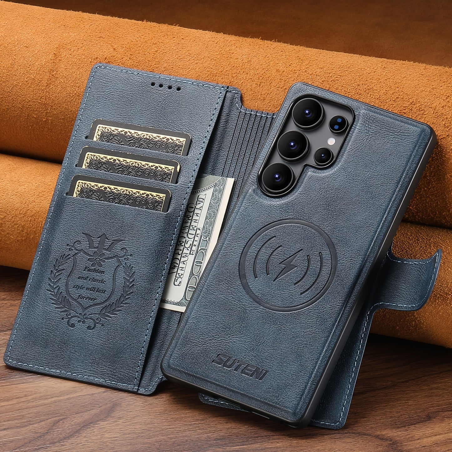 Étui de téléphone SUTENI compatible avec la recharge sans fil 2 en 1, SAMSUNG