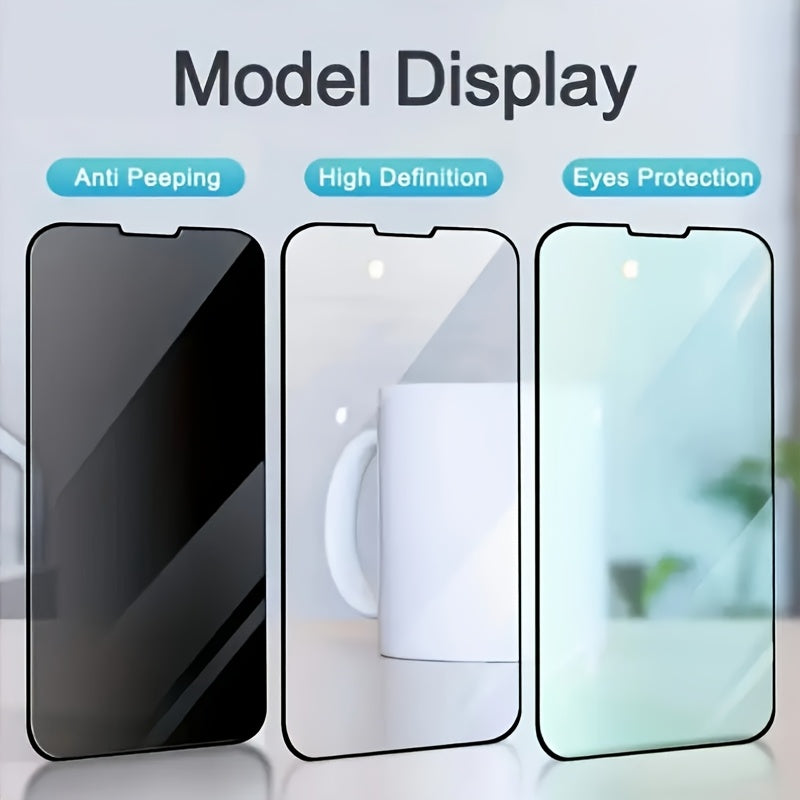 Lot de 4 films de protection d'écran en verre trempé pour iPhone