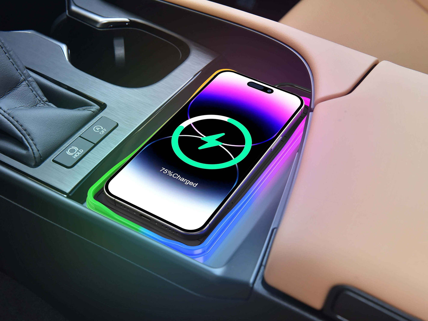 Chargeur sans fil AIREDGER 15 W RGB