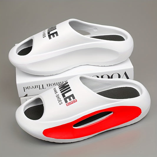 Pantoufles à bout ouvert, respirantes et tendance