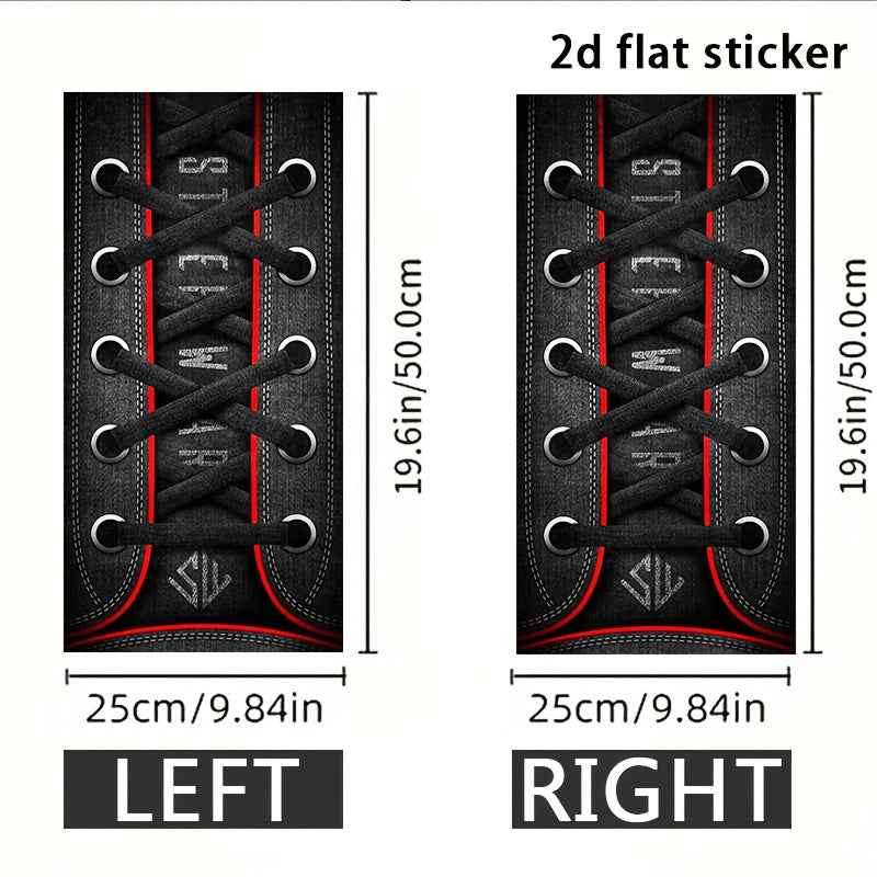 2pcs Stylish Car B-Pillar Stickers - Cool and Fun Decals, Unique Design for Vehicle Protection. Denim Texture Shoe Strap Style, Retro Trendy Self-Adhesive Waterproof Scratch-Resistant, Suitable for Various Cars, Multiple Mate