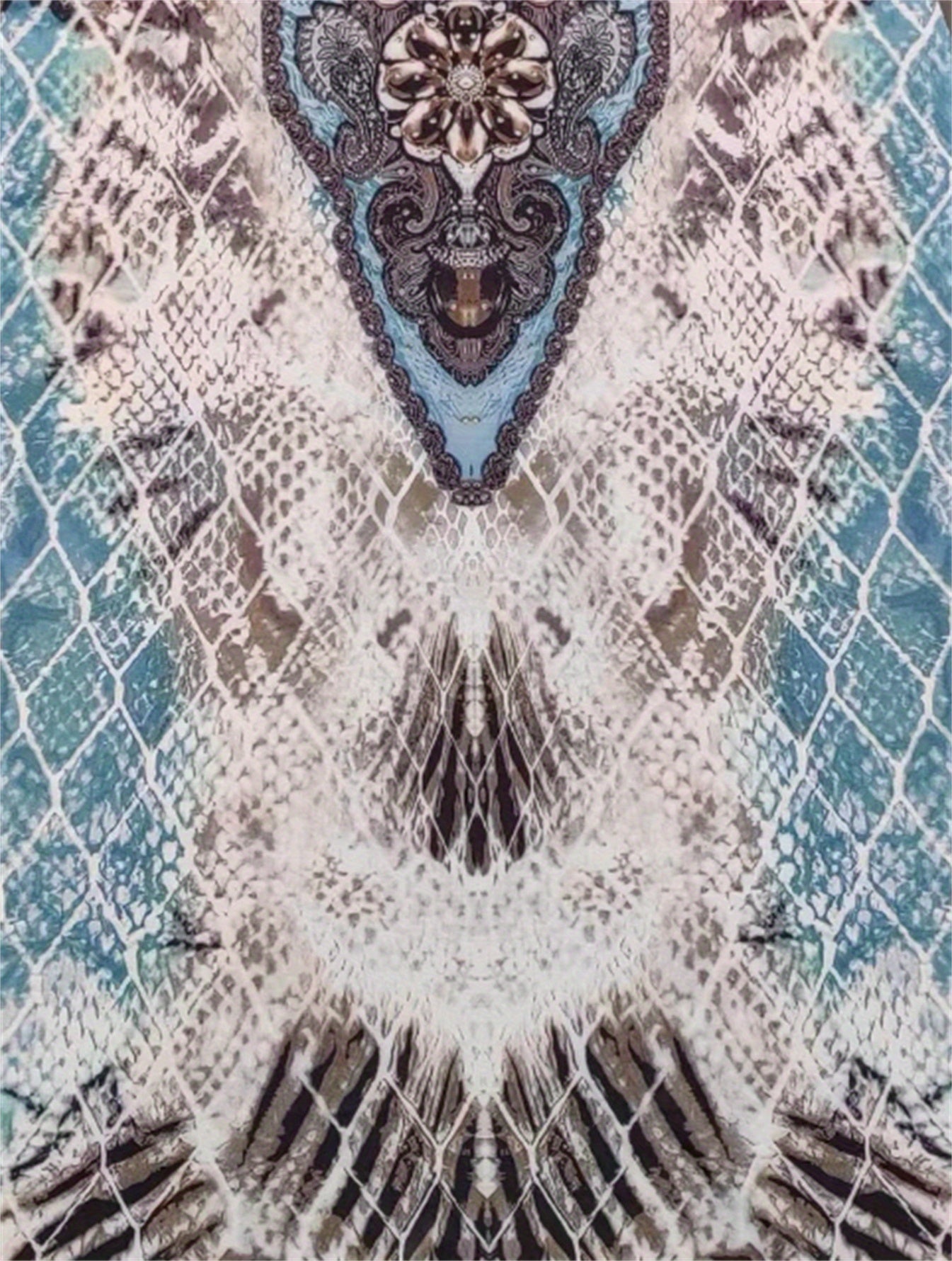 Robe à imprimé graphique - Topdecheztop.fr
