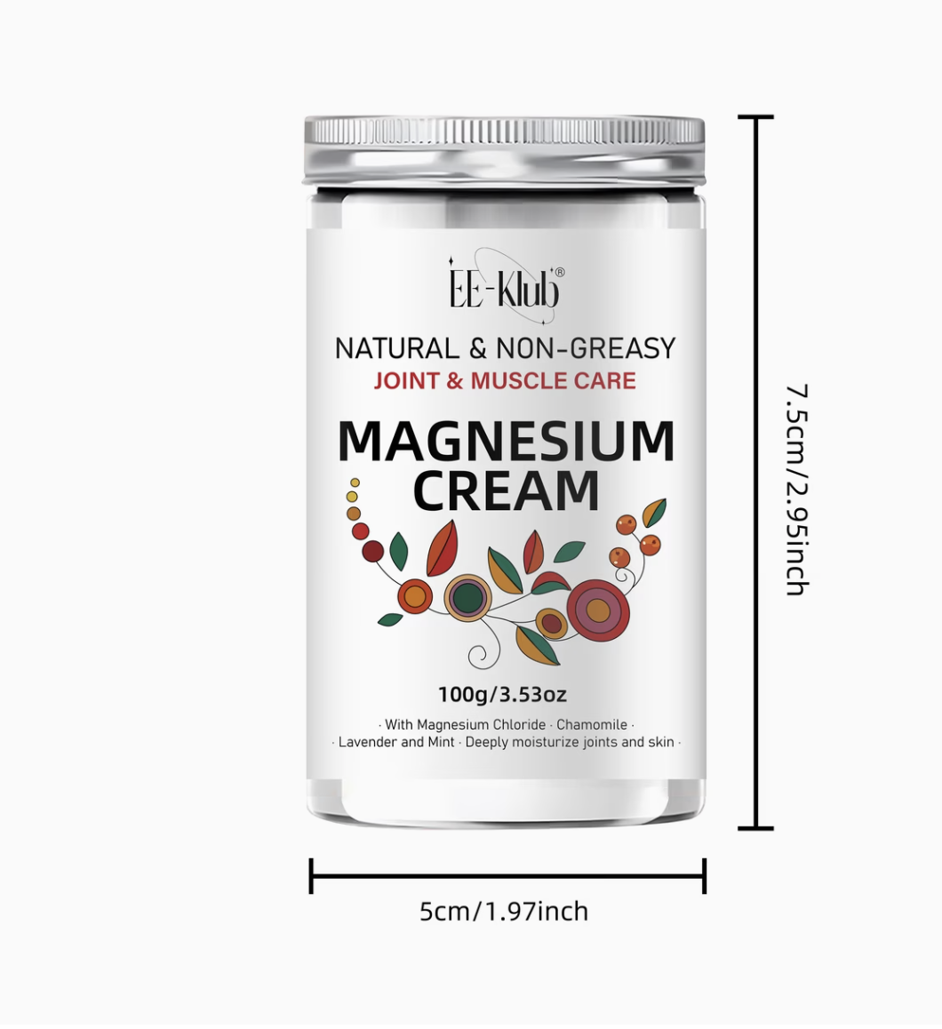 Creme Massage Magnesium Articulations & Muscles - Camomille, Karite & Lavande, Hydratation 72h, 100g