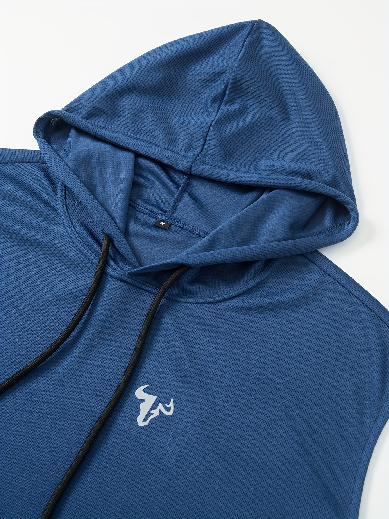 2pcs Men's Casual Sportswear Set, Drawstring Hooded Vest and Soft Comfortable Outdoor Pants, Polyester Knit Fabric - Cool, Breathable, Quick-Dry, Soft & Cozy Multifunctional Gym Wear for Daily Workouts, Running, Cycling, Fish - Topdecheztop.fr