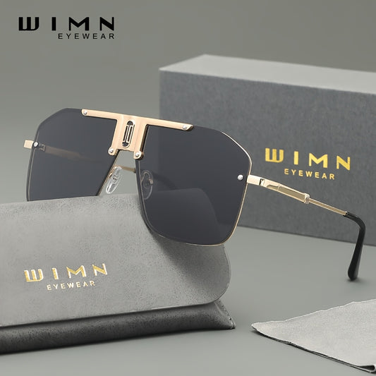 Lunettes de luxe WIMN à monture métallique dégradée sans cadre - Topdecheztop.fr