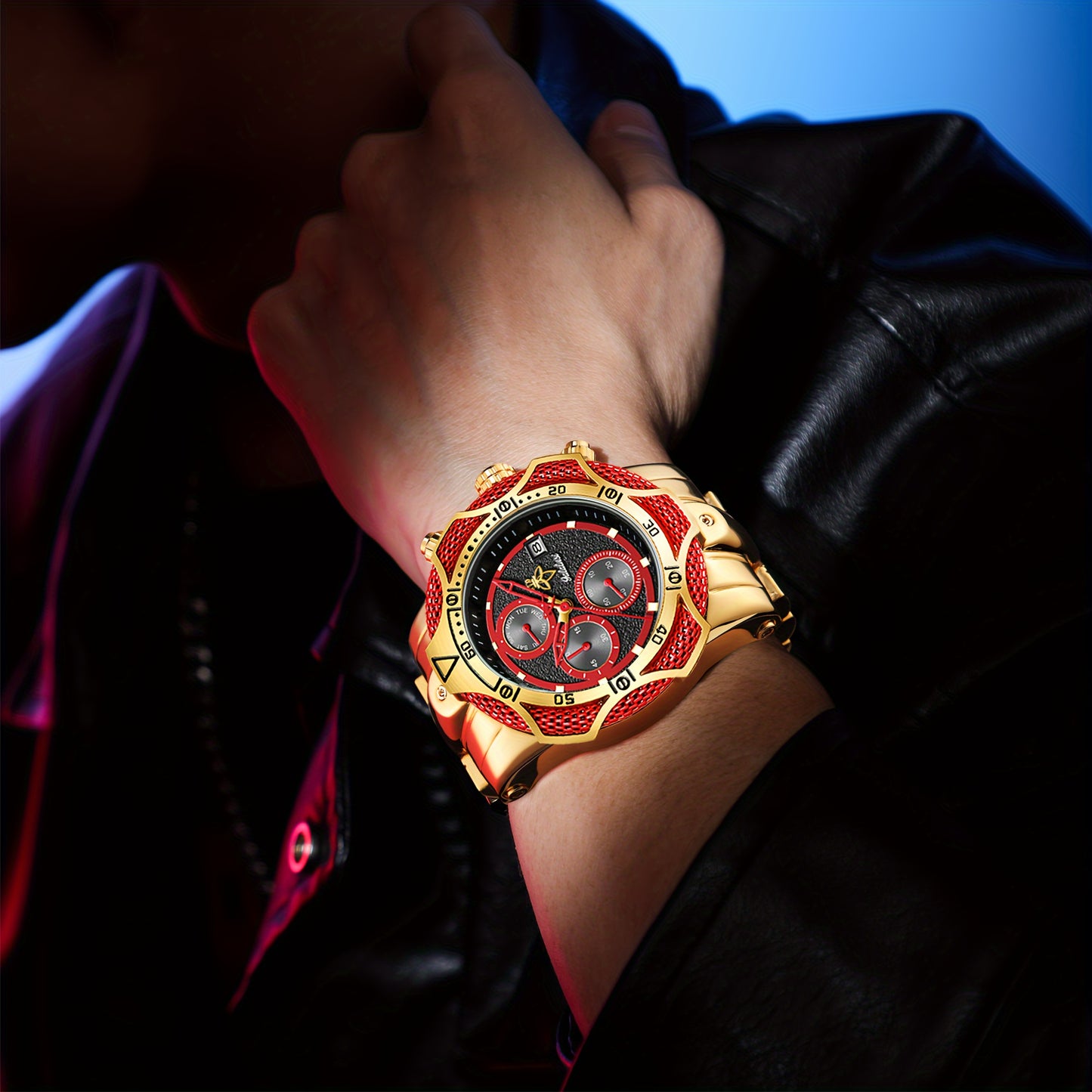 Montre à quartz de luxe YALALUSI pour homme