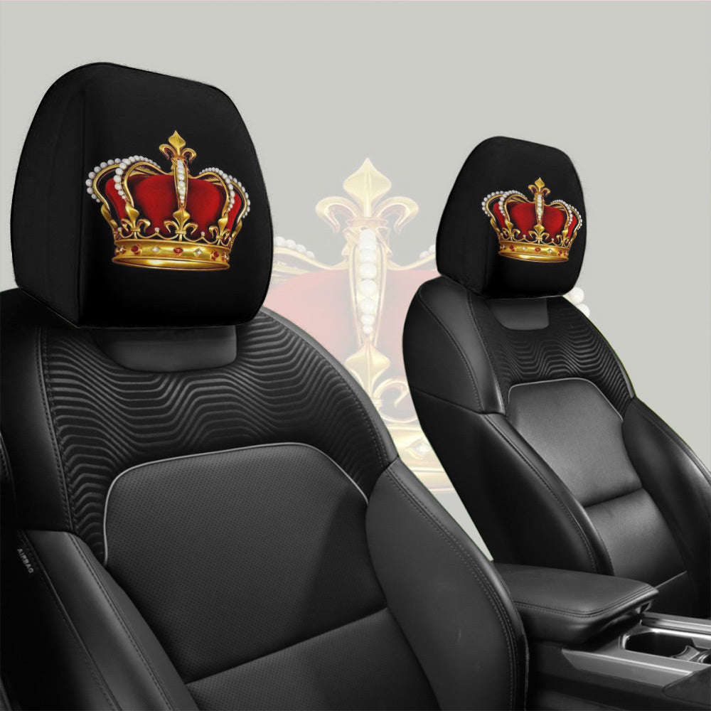 Lot de 2 housses d'appuie-tête de luxe