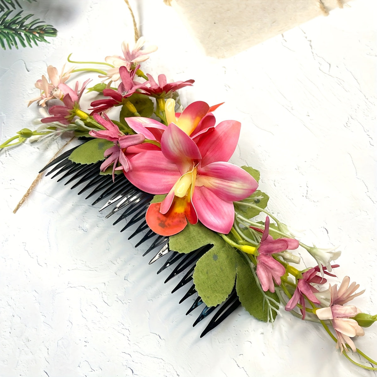Nouveau peigne à cheveux en tissu synthétique de style bohème thaïlandais - Topdecheztop.fr