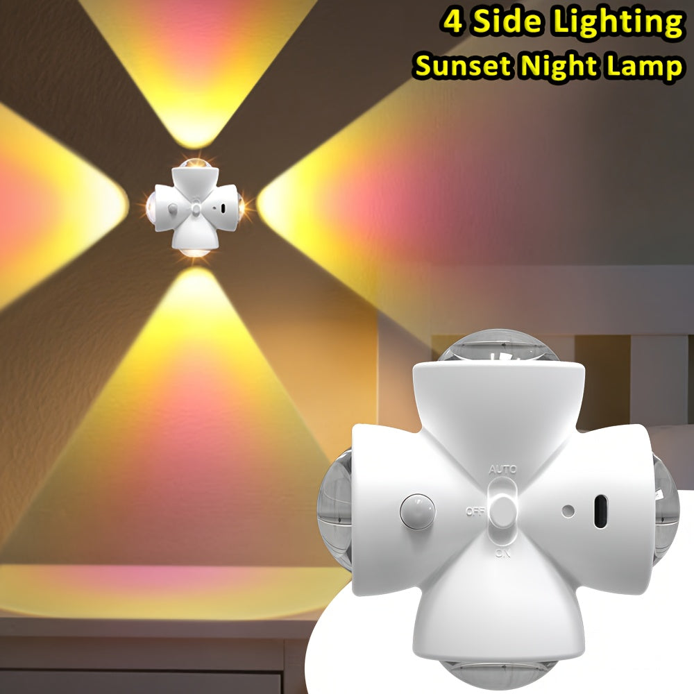 Veilleuses LED intelligentes à détecteur de mouvement USB