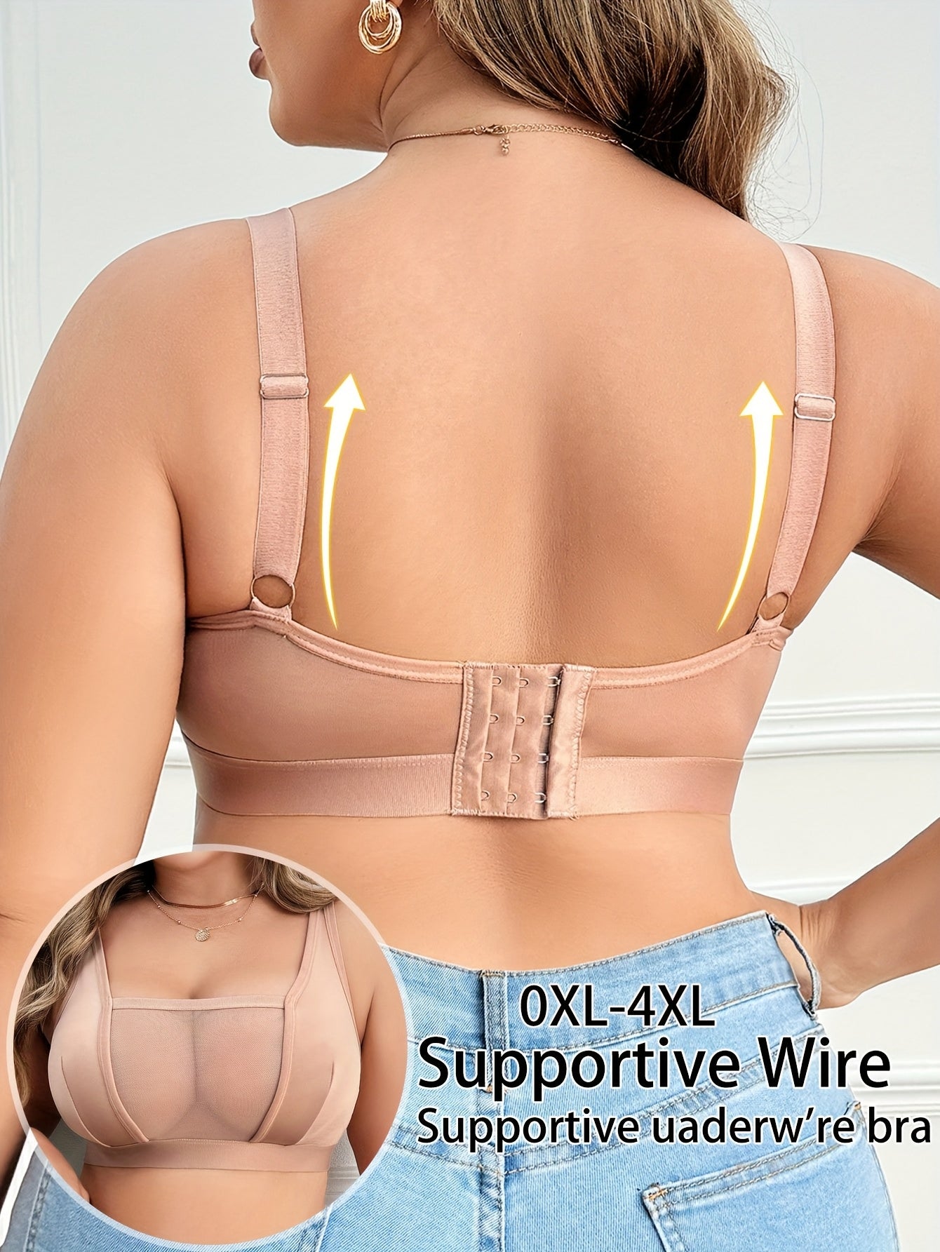 Soutien-gorge grande taille pour femme 1 pièce