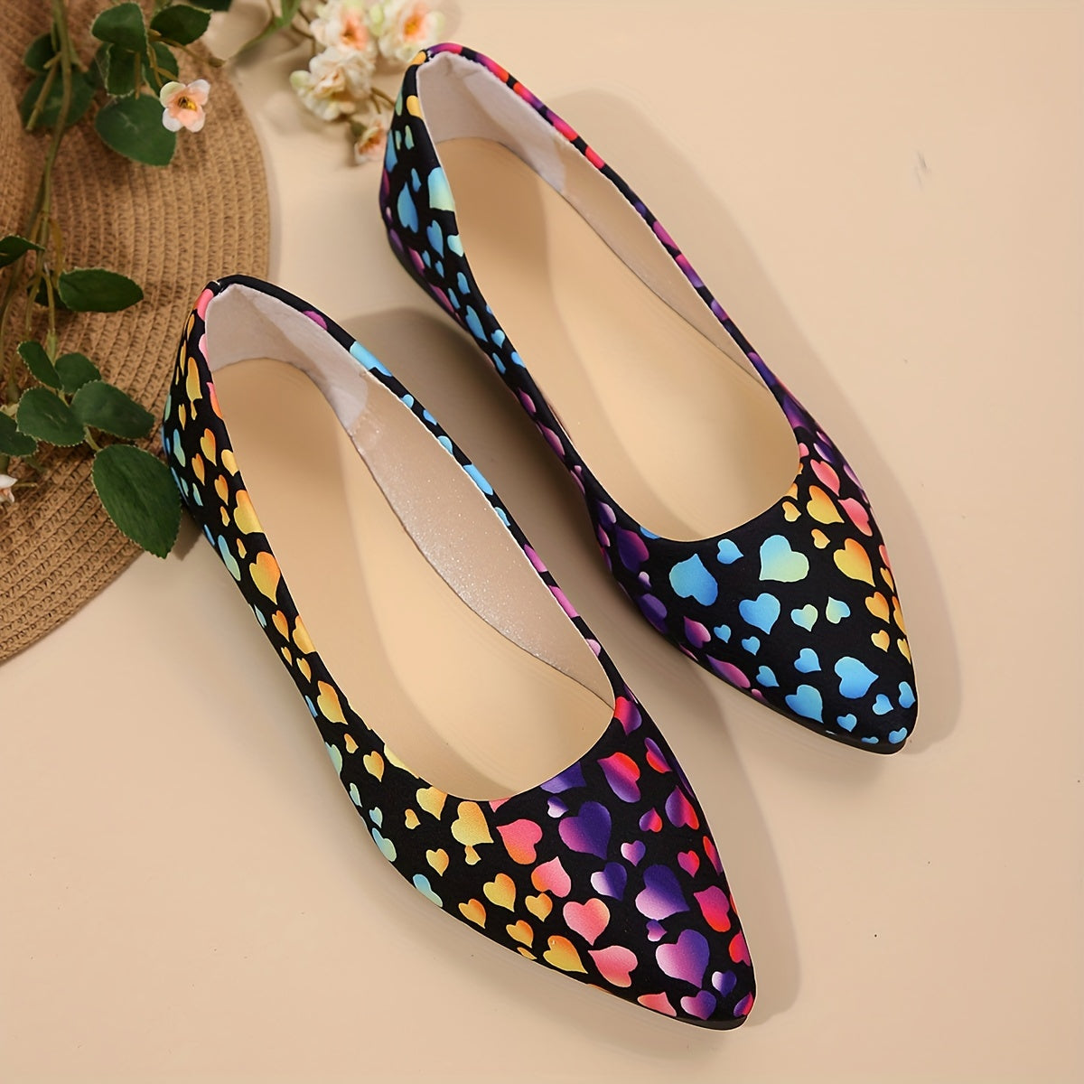 Chaussures plates , imprimé pour femme - Topdecheztop.fr