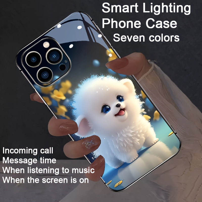 Étui de téléphone intelligent à commande vocale lumineux et coloré, IPHONE - Topdecheztop.fr