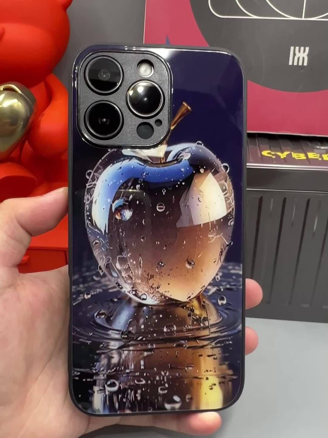 Étui de téléphone en verre trempé Apple - Topdecheztop.fr
