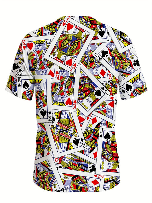 T-shirt d'été  en polyester respirant à séchage rapide pour homme