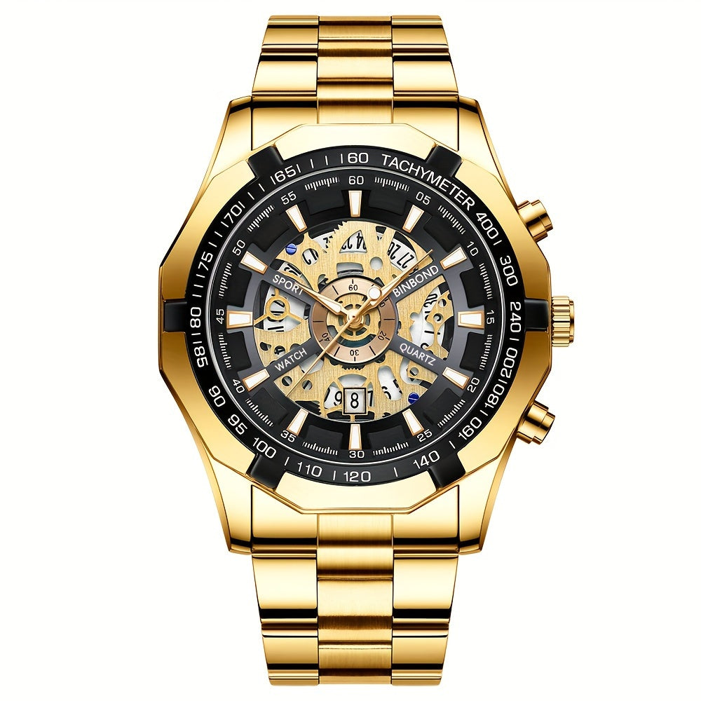 Montre Binbond Hollow Quartz étanche pour homme - Topdecheztop.fr