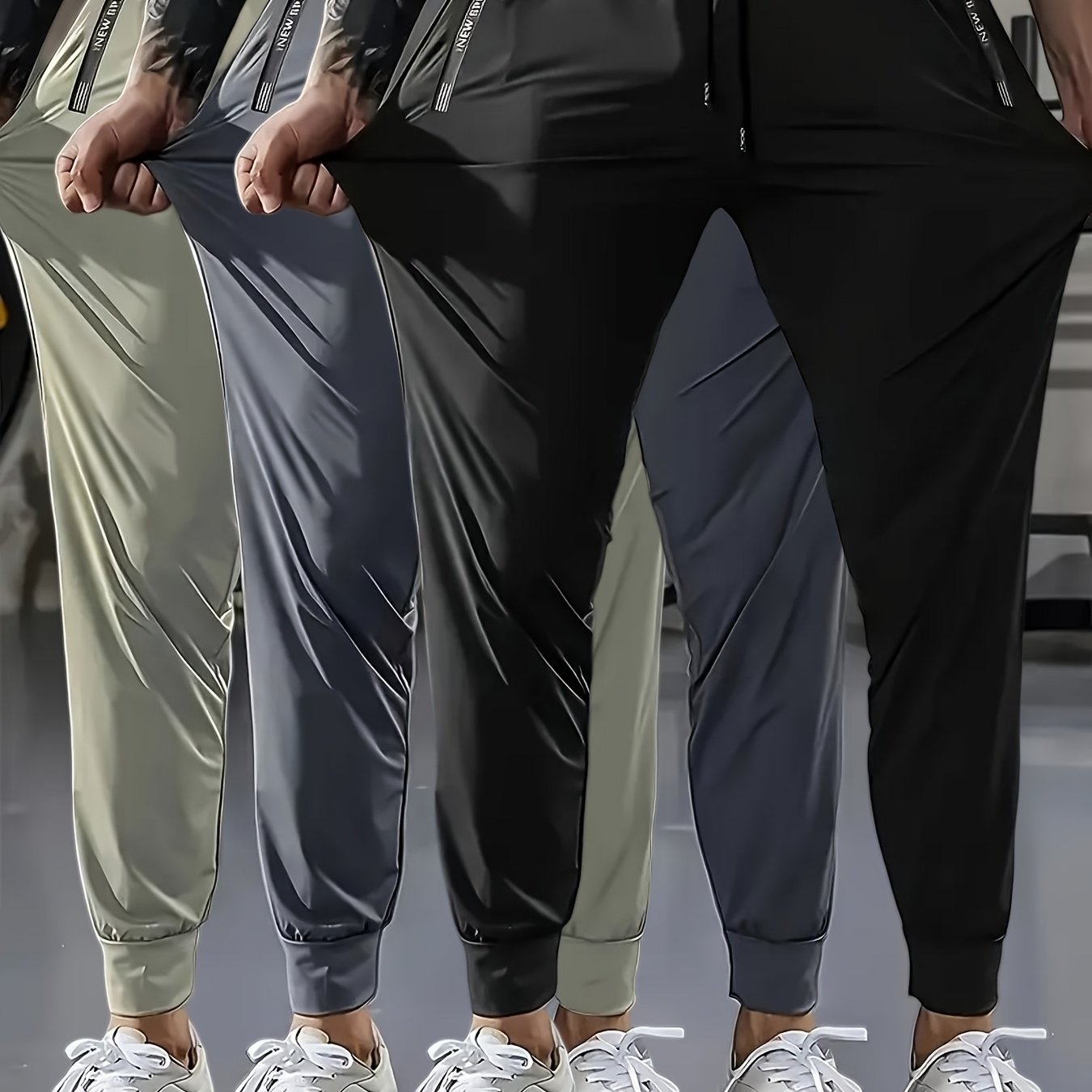 Pantalon en tissu extensible pour la course à pied, le jogging - Topdecheztop.fr