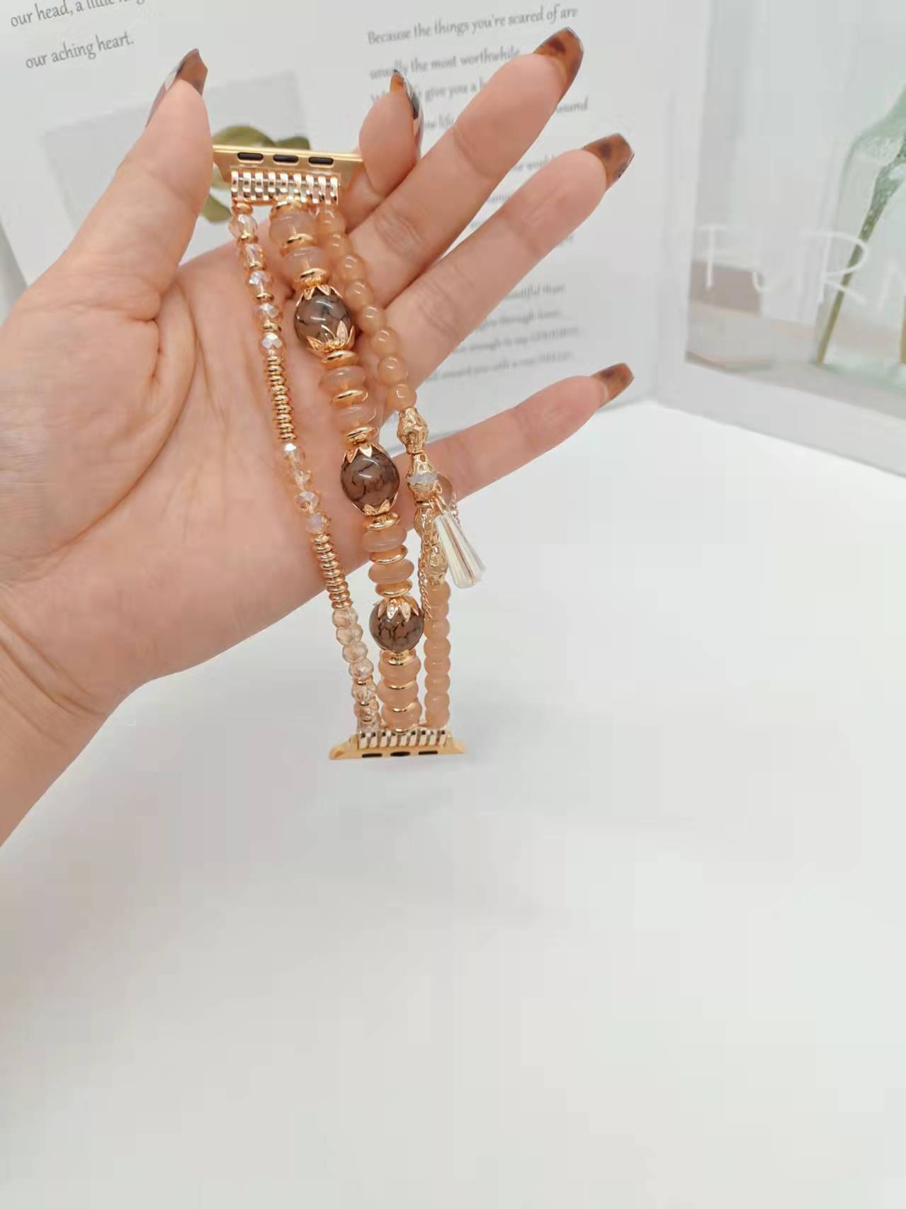 Bracelet élastique à perles