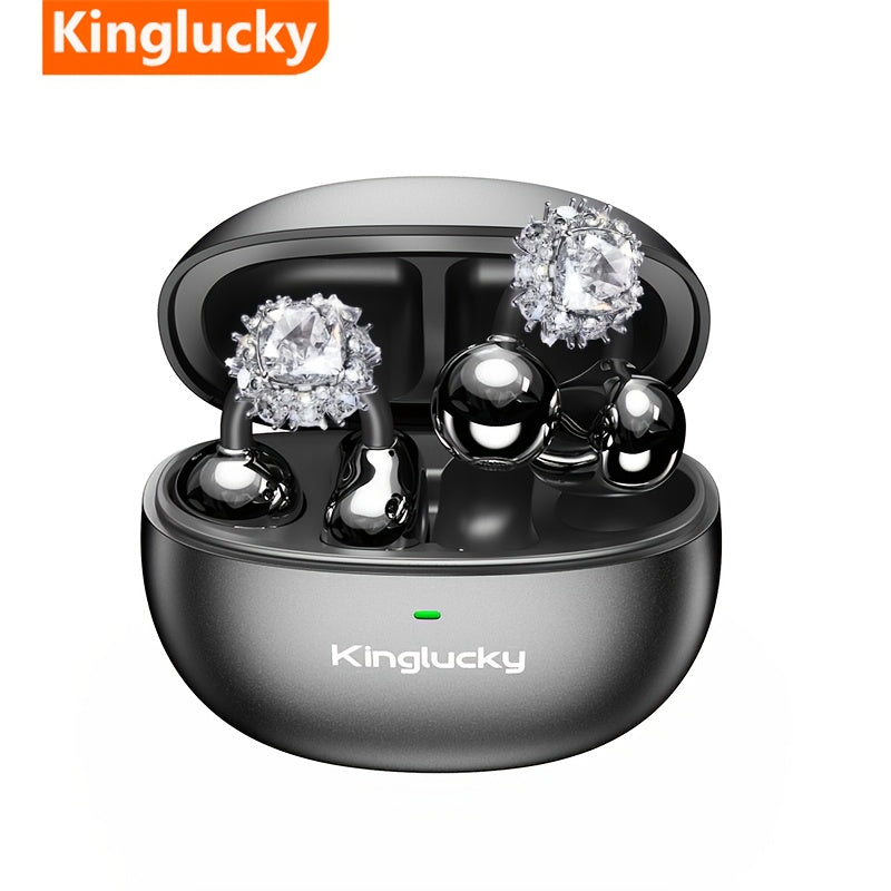 Écouteurs à clip Kinglucky, écouteurs ouverts sans fil, boucles d'oreilles